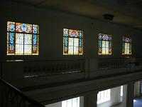  Patio de Honor del Colegio Militar de la Nacion
- conjunto de vitrales vista Este - vitrales a restaurar.-
