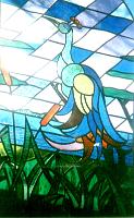  Vitral Ave y totoras.-
cod:197