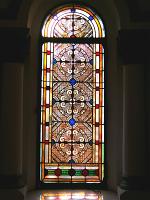  Vitrales clasicos realizados basicamente con entramados de grisallas (ver Capilla Hospital de niños)- Buenos Aires.-
cod:22