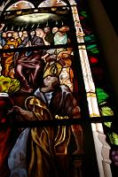  Vitrales Iglesia Parroquial Inmaculada Concepcion de Monte Grande - Pentecostes- Obra de El Greco - realizado en 2011 - Pcia de Bs. As. - Argentina.-