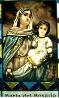  Maria del Rosario - vitrales realizados para un cliente particular.-