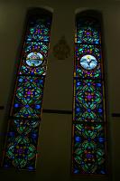  Iglesia Parroquial Nuestra Señora de la Medalla Milagrosa - Restauración de vitrales en 2011- Adrogué - Buenos Aires.-