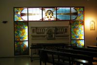  Parroquia Santa Teresita del Niño Jesus - Banfield - Vitrales realizados acompañando el estilo de los ya existentes aproximadamente año 1989.-